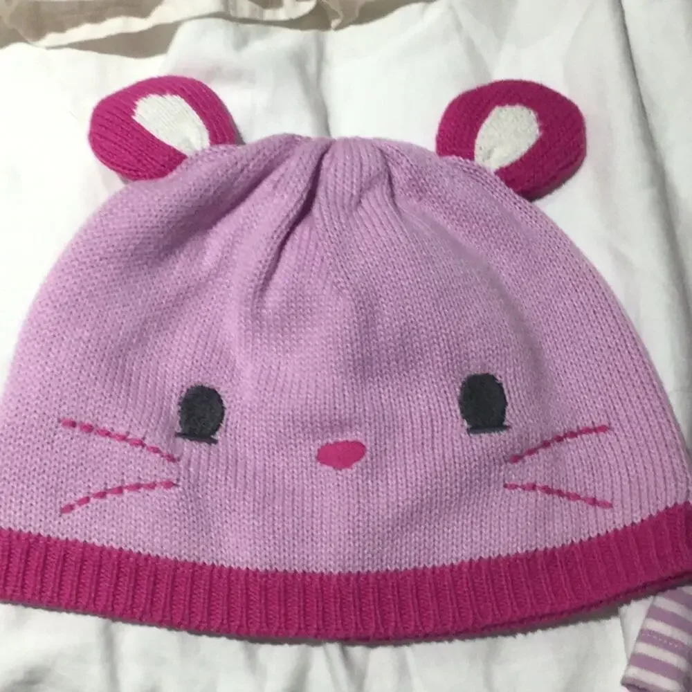 Gymboree lavender play outfit with hat euc